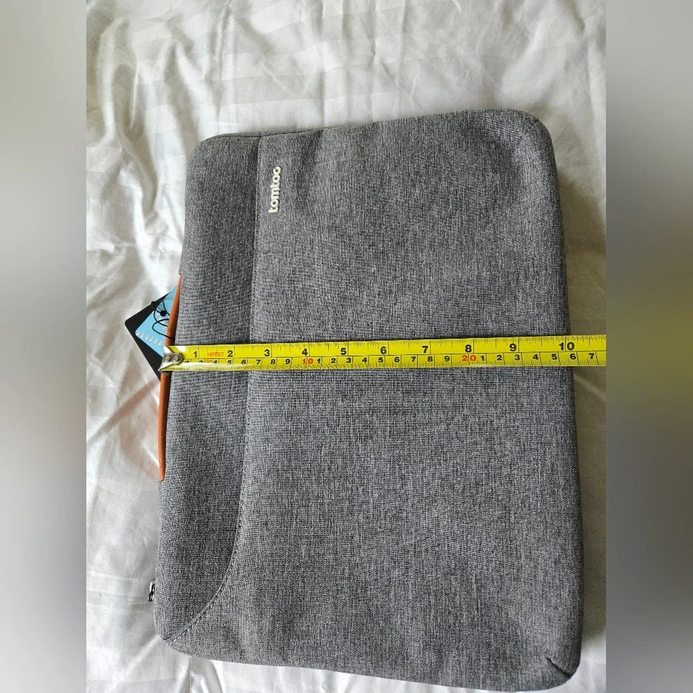 Tomtoc Gray Laptop Sleeve.